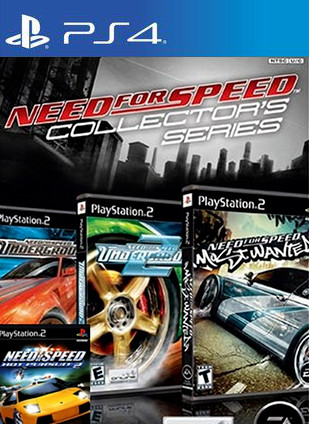 [PS4] Need for Speed Collection (Hot Pursuit II,Underground 1-2,Most Wanted Black Edition)
