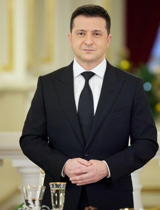 Новогоднее поздравление президента Владимира Зеленского с 2023 (от 31.12.2022)